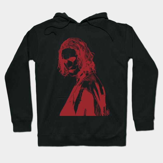 The Crow (Brandon Lee) RED Hoodie by miss_mex